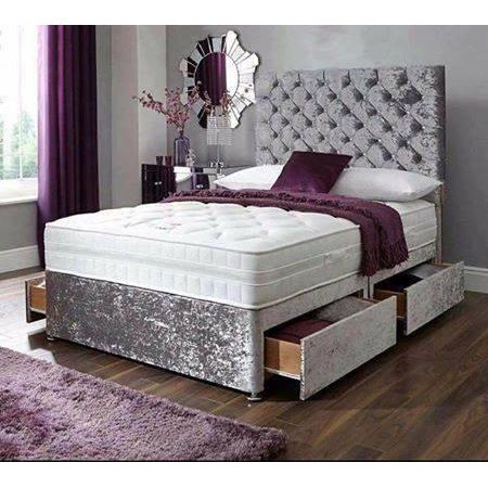 Chesterfield Divan Bed Optional Drawer Storage - Estelle Decor