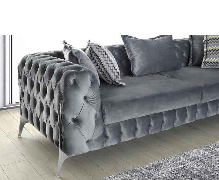 Italian Chesterfield Hand upholstered Sofa - Estelle Decor