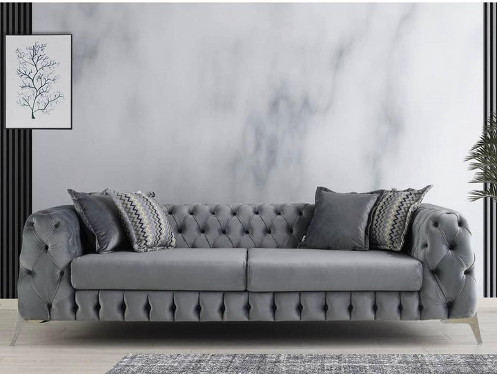 Italian Chesterfield Hand upholstered Sofa - Estelle Decor